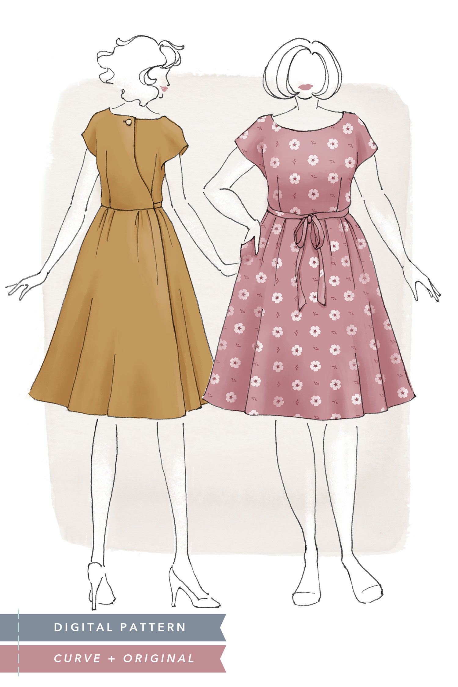 Jennifer Lauren Handmade - The Isla Wrap Dress PDF Sewing Pattern –  Harmerandhuff